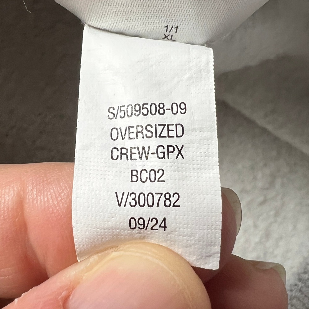 Old Navy SoComfy Malibu Beach Oversized Sweatshirt Gray Tunic XL Surf Travel - Picture 5 of 8